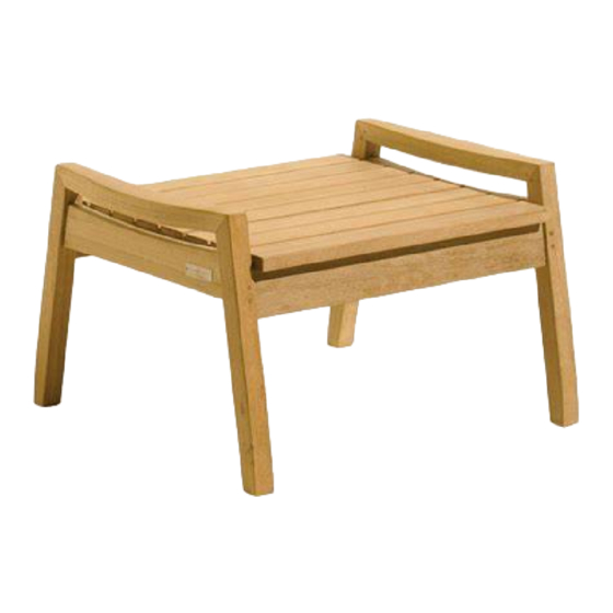 Oxford Garden SIENA OTTOMAN - SOTT Assembly Instructions