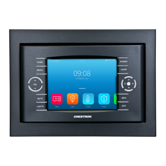 Crestron TST-602 Manuals