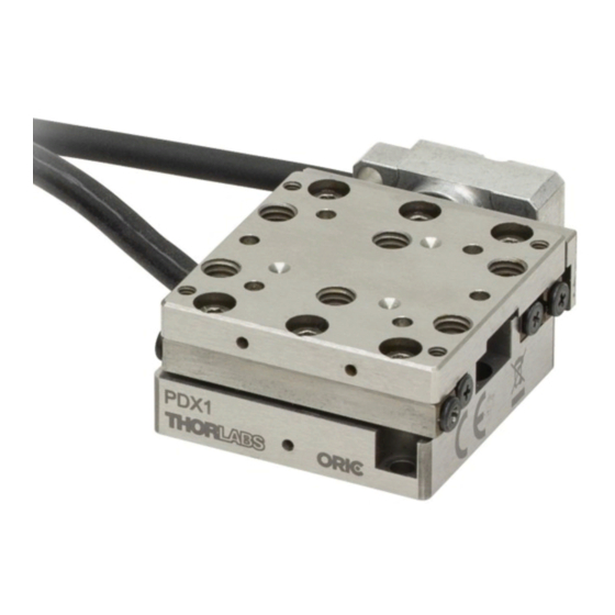 THORLABS PDX1 User Manual