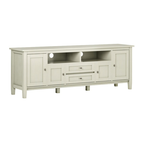 SIMPLIHOME brooklyn+max WyndenHall AXWSH003-72-AWH Manuals