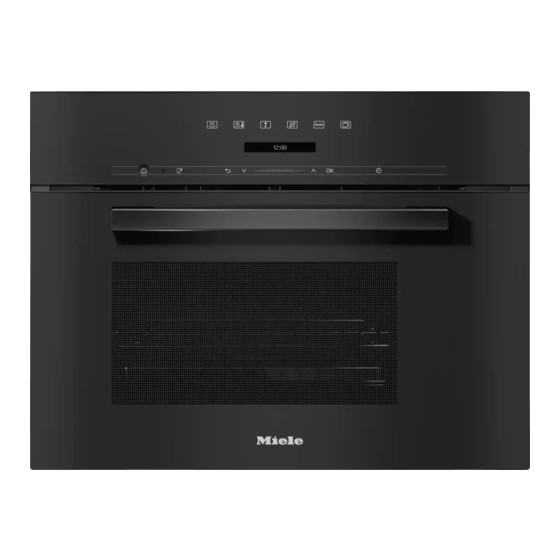 Miele DG 7240 Operating And Installation Instructions