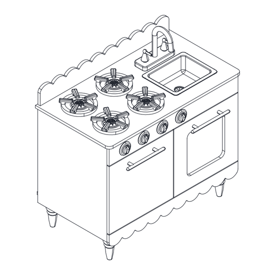 Mocka Kids Cottage Kitchen Assembly Instructions Manual
