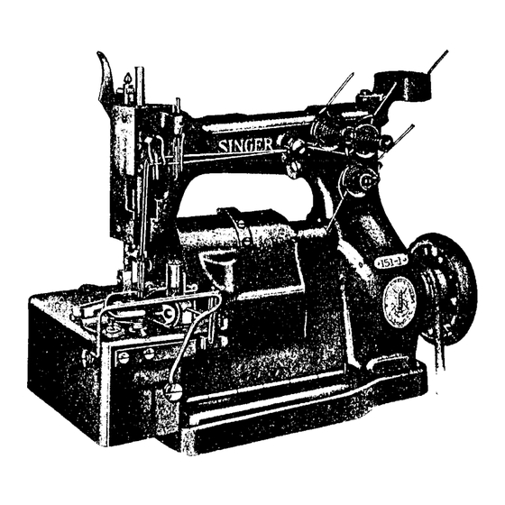 Singer 151-1 Parts List