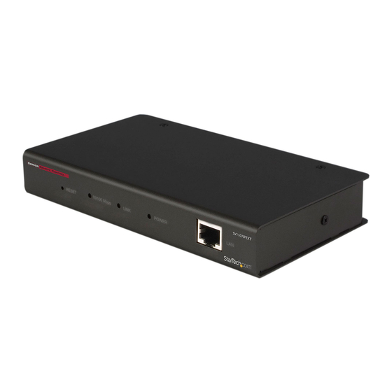StarTech.com SV1107IPEXT Instruction Manual