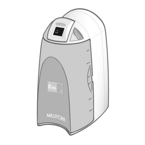 Millipore RIOS 3 User Manual