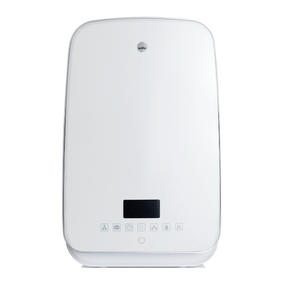 Wilfa HUE-55W Operating Instructions Manual