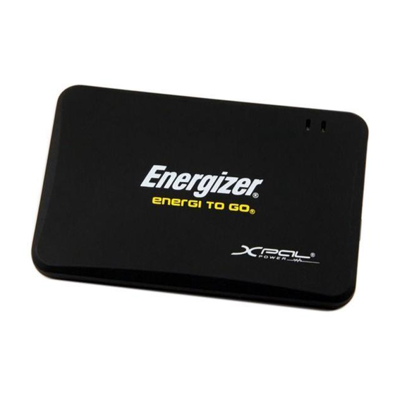 Energizer XPAL Power XP1000 Manuals