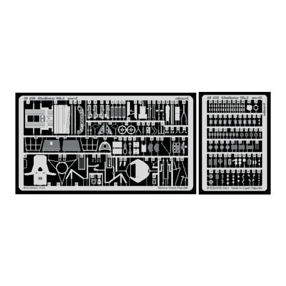 Eduard Gladiator Mk.I Quick Start Manual