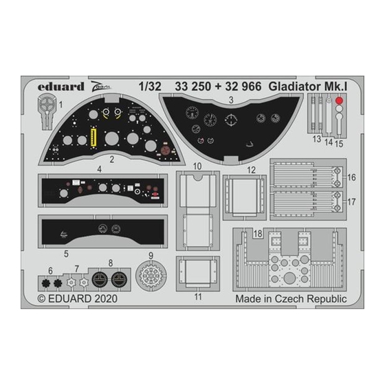 Eduard Gladiator Mk.I Manual