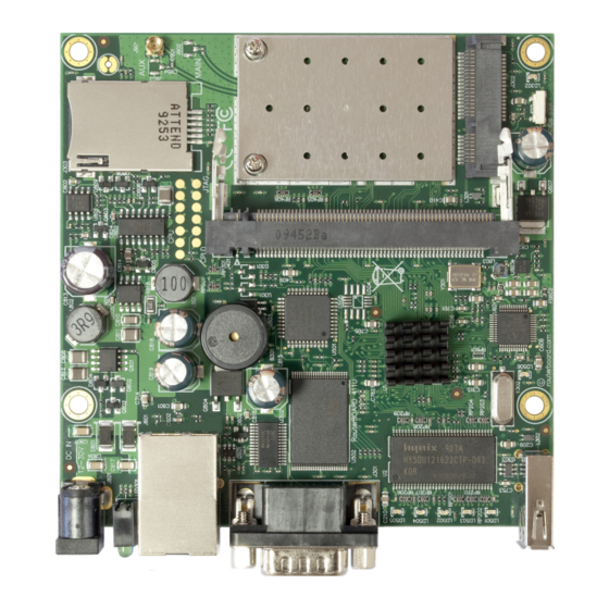 MikroTik RouterBOARD 411UAHR Quick Setup Manual