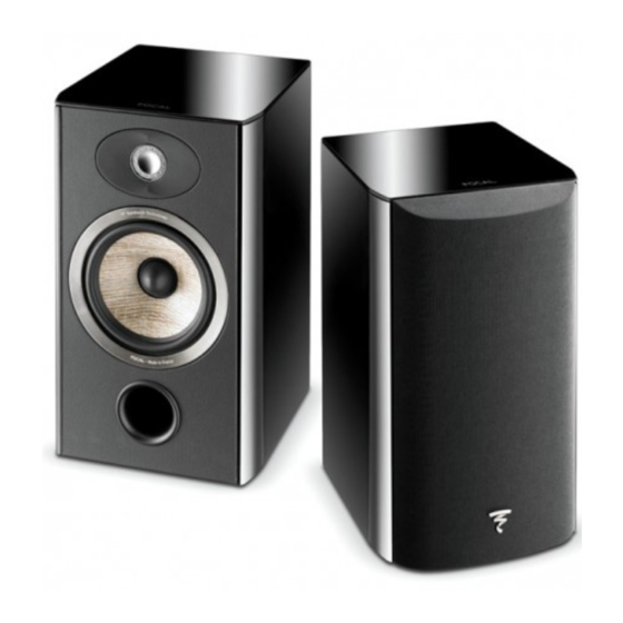 Focal ARIA 906 BLACK HG X1 Manuals