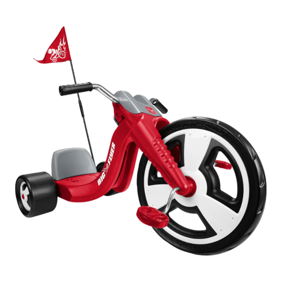 Radio Flyer Big Flyer Sport 479W Quick Start Manual