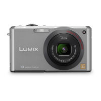 Panasonic DMC FX150K - Lumix Digital Camera Operating Instructions Manual