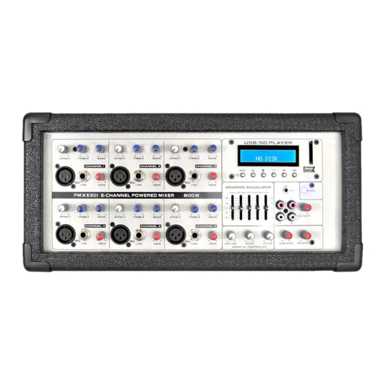 Pyle PMX630I Manual