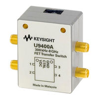 Keysight Technologies U9400C Operating And Service Manual