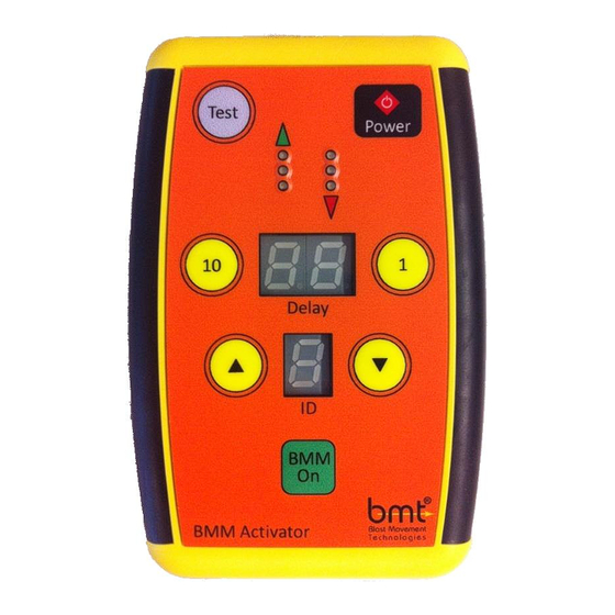 BMT Blast Movement Monitor System Manual