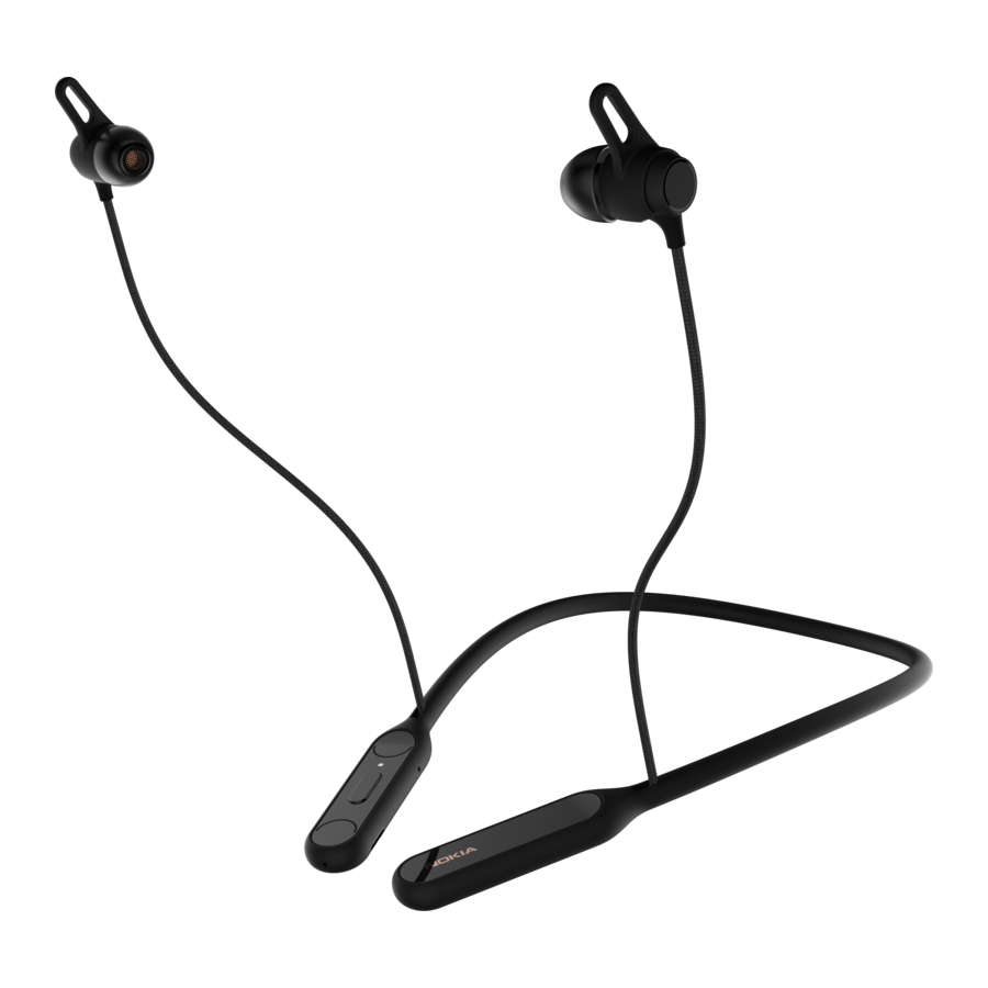 Nokia Pro Wireless Earphones Quick Start Manual