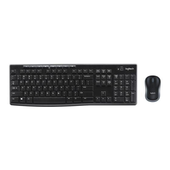 Logitech mk270 troubleshooting manual pdf download manualslib