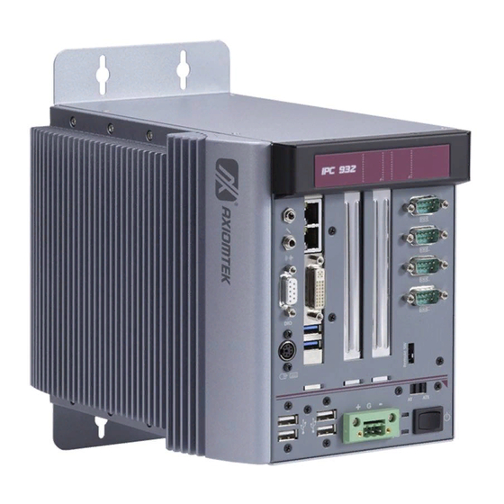 AXIOMTEK IPC932-230-FL Quick Installation Manual