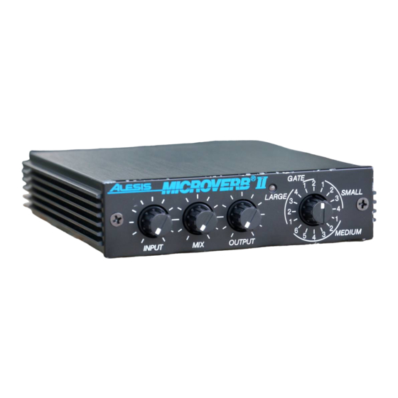 Alesis 2 User Manual