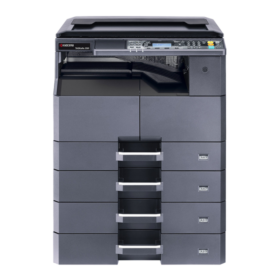 Kyocera TASKalfa 2021 Quick User Manual