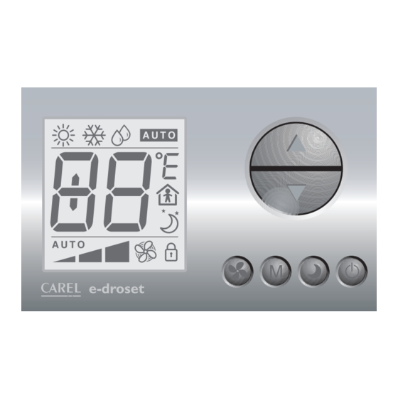 Carel HYPA3 Series Quick Start Manual