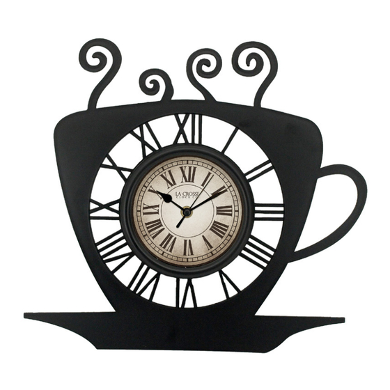 LA CROSSE CLOCK Latte 404-3833B Quick Start Manual