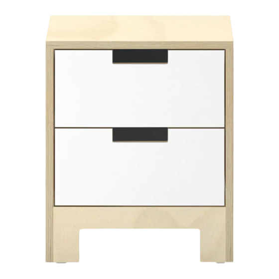 studioduc juno nightstand Assembly Instructions Manual