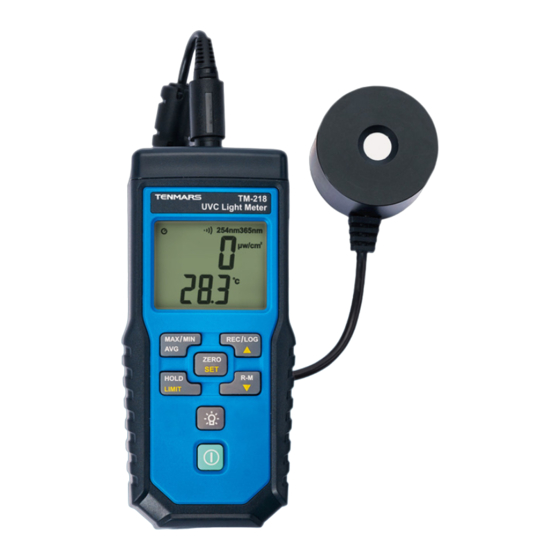 Tenmars TM-218 User Manual