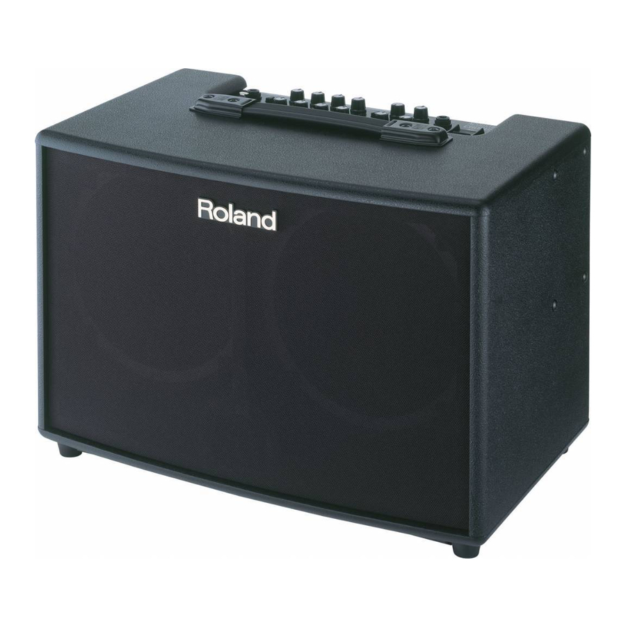 Roland AC-90 - Acoustic Chorus Manual