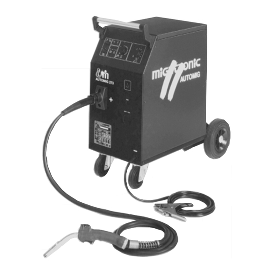 Migatronic AUTOMIG Instruction Manual