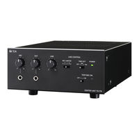 Toa TS-771 Supplementary Manual