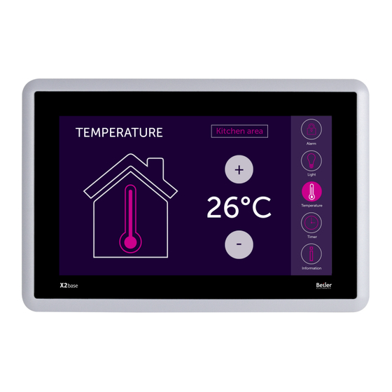 Beijer Electronics X2 base 10 Installation Manual