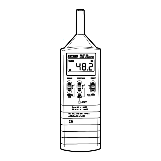 FLIR Extech 407736 Manual