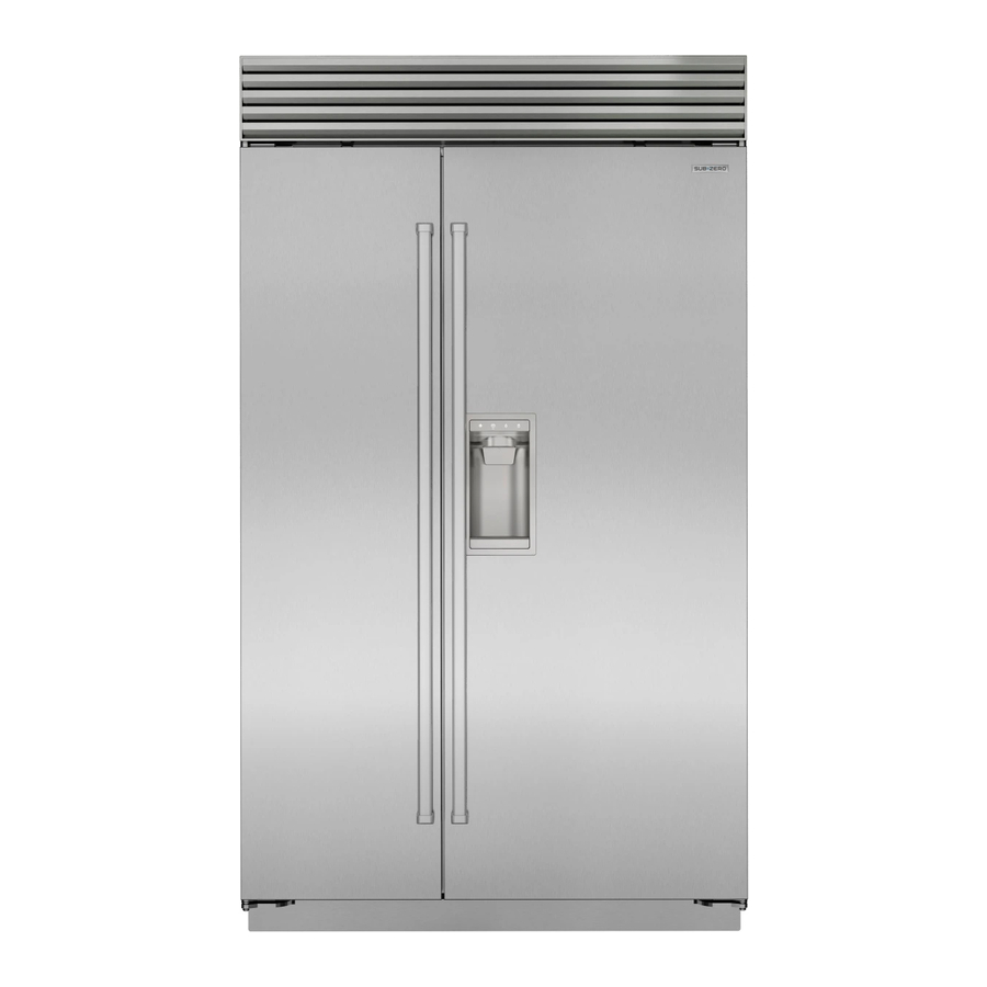 Sub-Zero Classic Series Manual