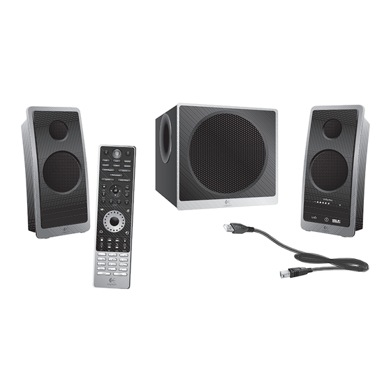 Logitech 980-000085 - Z Cinema 2.1-CH PC Multimedia Home Theater Speaker Sys User Manual