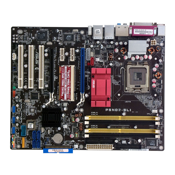 Asus P5ND2-SLI Deluxe Manual