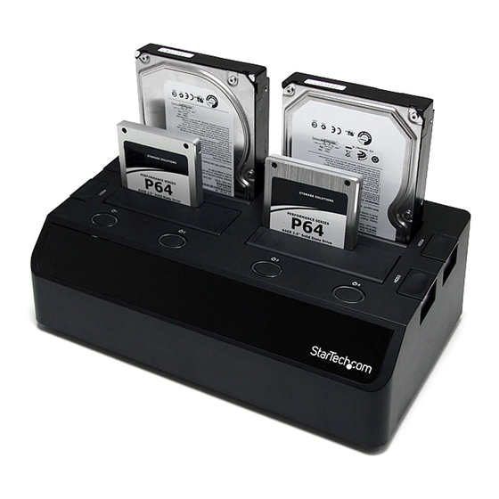 StarTech.com SATDOCK4U2E Quick Manual