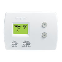 Honeywell TH3110D1008 - Digital Thermostat, 1h Operating Manual