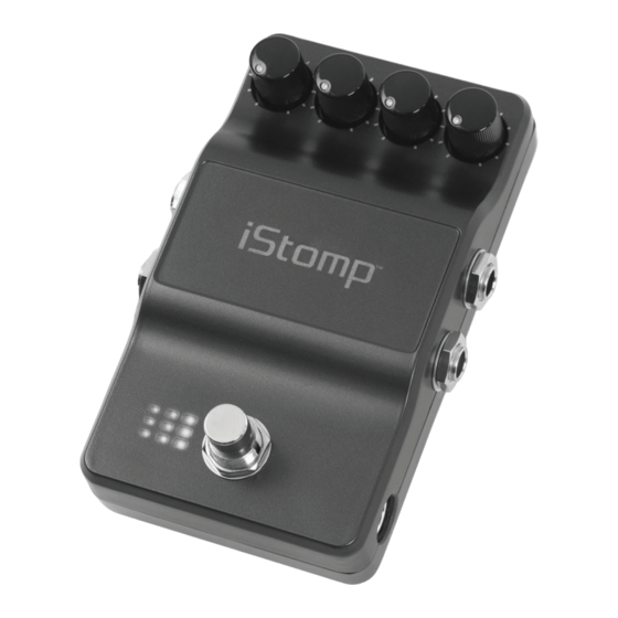 DigiTech iStomp Owner's Manual