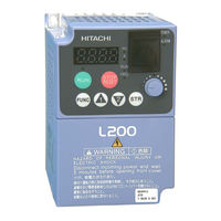 Hitachi L200-004NFE2 Quick Reference Manual