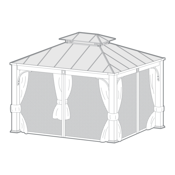 User Manuals: Canvas 088-1760-6 Outdoor Gazebo