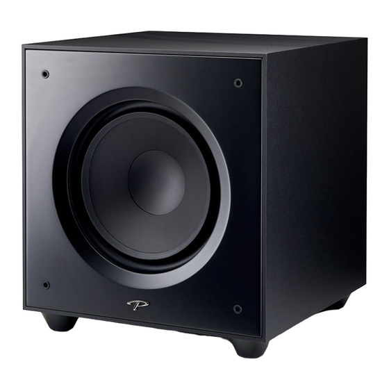 Paradigm DEFIANCE V12 Owner's Manual
