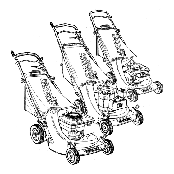 Snapper 0-7001 Service Manual