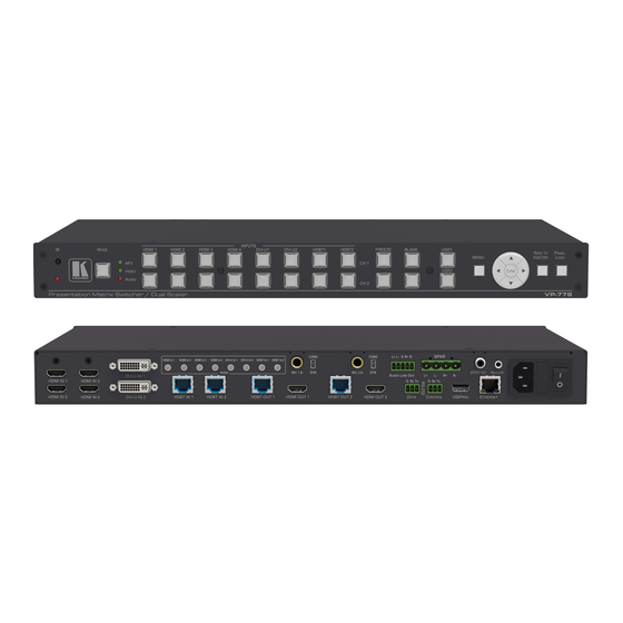 Avea Kramer VP Series Connection Manual