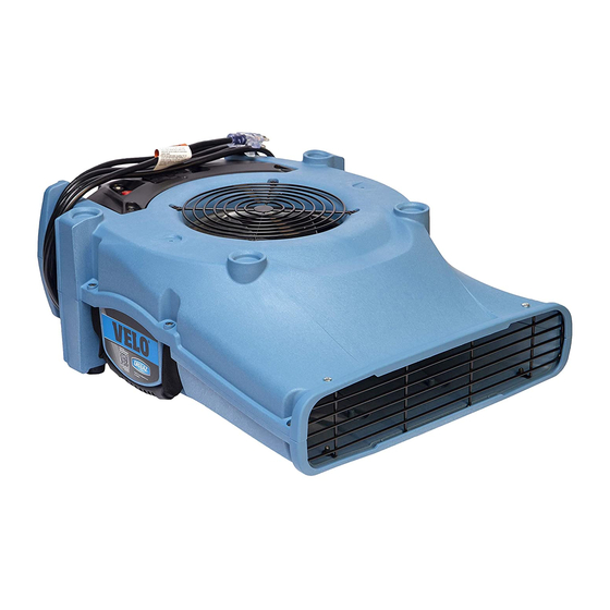 Dri-Eaz Velo F504-230V Owner's Manual