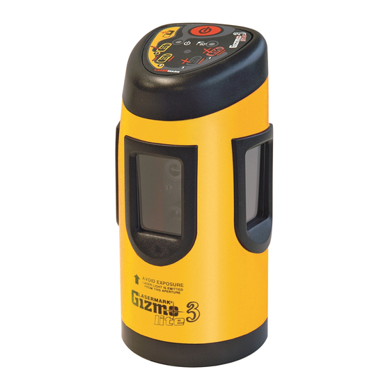 CST/BERGER LASERMARK GIZLT-3 Laser Level Manuals
