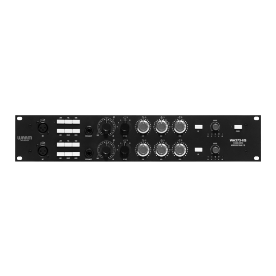 Warm Audio WA273-EQ Manual