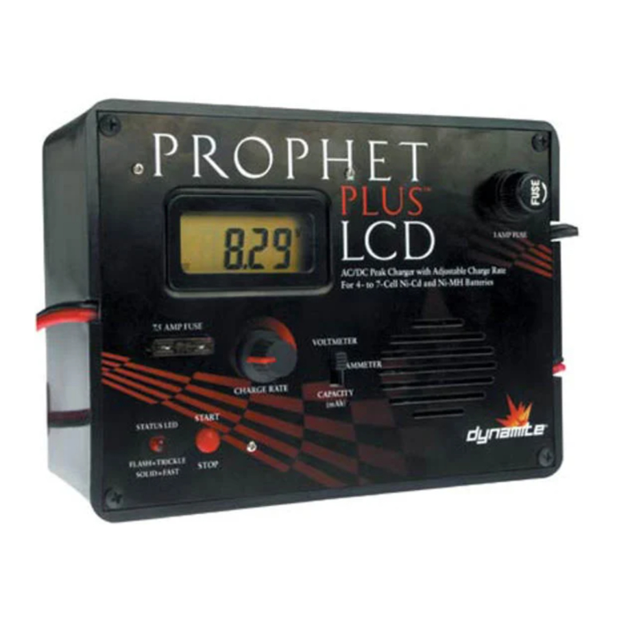 Dynamite PROPHET PLUS LCD - AC/DC-Powered Peak Prediction Charger Manual