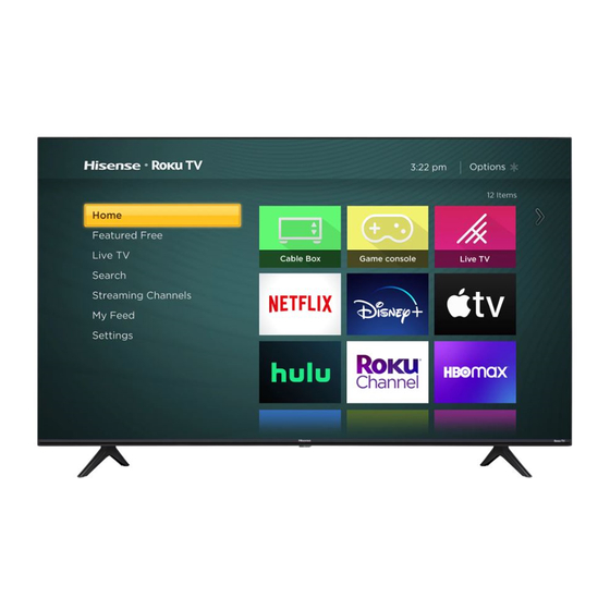 Hisense 43R6E3 Quick Start Manual